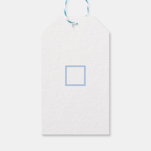 水彩のカメたち 海 ギフトタグ (裏面)