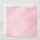 水彩のキリン ガーデンガール 誕生日 サンキューカード (裏面)