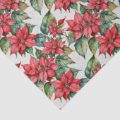 水彩のクリスマス プエルセッティア 薄葉紙 (詳細)