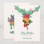 水彩のジンジャーベル シーズンカード (正面/裏面)