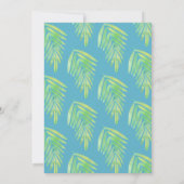 水彩のトカン誕生日 招待状 (裏面)