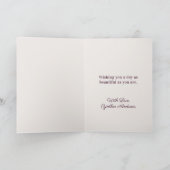 水彩のトンボ　美しき励まし カード (内部)