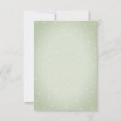 水彩のハスの実とドット、歓迎パーティー 招待状 (裏面)