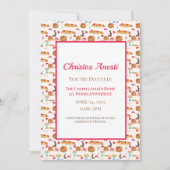 水彩のハッピーイースター ツーレキパン 招待状 (正面)