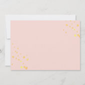 水彩のハリネズミ　1歳の誕生日 招待状 (裏面)