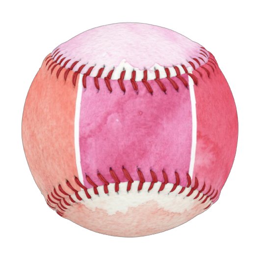 水彩のバナーの背景(デザイン用) 野球ボール (正面)