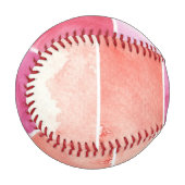 水彩のバナーの背景(デザイン用) 野球ボール (正面左)