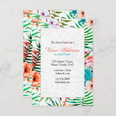 水彩のフラインゴの招待状 招待状 (正面/裏面)