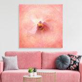 水彩のボホアート魔法のピンクの花 キャンバスプリント (インサイチュ (リビング))