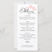 水彩のメ結婚ニュー |ピンクボウ書道 (正面)