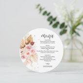 水彩のメ結婚ニュー |ボホフローラグリッター メニュー (スタンド正面)