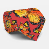 水彩のモンキチョウ 7 ネクタイ (ロール)