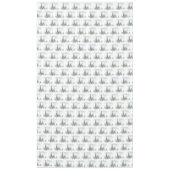 水彩のモ素朴ミの木の森の冬 テーブルクロス (正面)