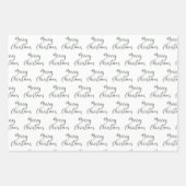 水彩のモ素朴ミの木の森の冬 ラッピングペーパーシート (正面2)