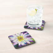 水彩のユリ素晴らしアート コースター (右側)