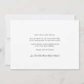 水彩のユーカリ　引越しのお知らせ 案内状 (裏面)