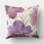 水彩のライラック クッション (裏面)