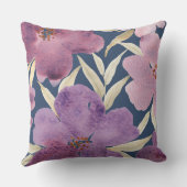 水彩のライラック クッション (裏面)