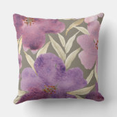 水彩のライラック クッション (裏面)