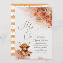 水彩のラスティーなハイランド牛はTURING ONEです