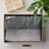 水彩のレイベンとスカルワイルドフラワーの分離 薄葉紙 (ギフト)