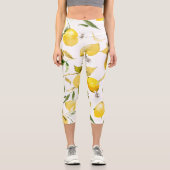 水彩のレモン17 カプリレギンス (正面)