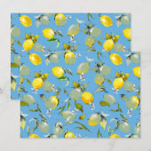 水彩のレモン27 セーブザデート (正面/裏面)