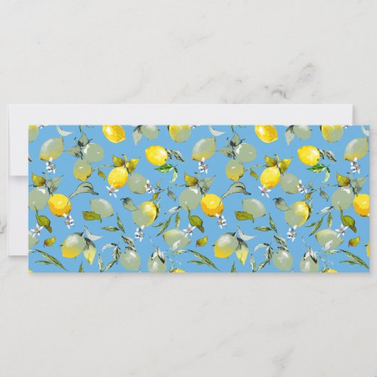 水彩のレモン27 案内状 (正面)