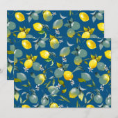 水彩のレモン29 セーブザデート (正面/裏面)