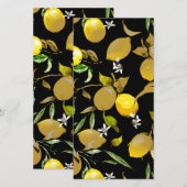 水彩のレモン30 セーブザデート (正面/裏面)