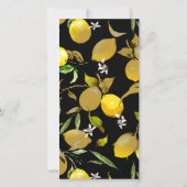 水彩のレモン30 セーブザデート (裏面)