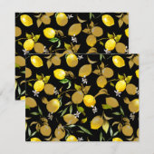 水彩のレモン30 セーブザデート (正面/裏面)