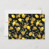 水彩のレモン30 案内状 (裏面)