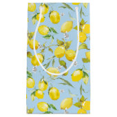 水彩のレモン4 スモールペーパーバッグ (正面)