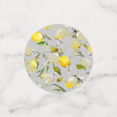 水彩のレモン 18 コンフェッティ (スモール正面)