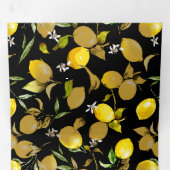 水彩のレモン 30 三つ折り案内状 (内部最初)