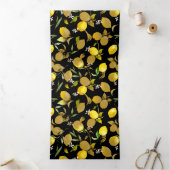 水彩のレモン 30 三つ折り案内状 (内部)