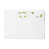 水彩のローズ 19 ラップアラウンドラベル (裏面)