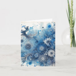 水彩の儚いもの ヴィンテージの空白 ノートカード