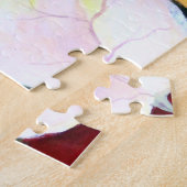 水彩の儚い紅葉が鮮やかにはっきりした ジグソーパズル (側面)