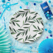 水彩の分岐パターン ペーパープレート (パーティー)