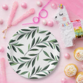 水彩の分岐パターン ペーパープレート (パーティー)