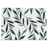 水彩の分岐パターン ラージペーパーバッグ (裏面)