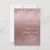 水彩の反射 リハーサル シナモン ID774 招待状 (正面)