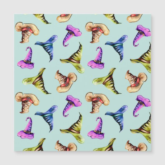 水彩の古い帽子: 青い背景。 (正面)