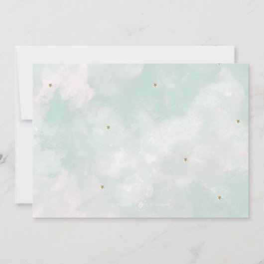 水彩の喜び 招待状 (裏面)