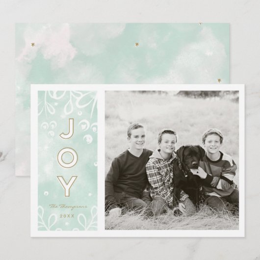 水彩の喜び 招待状 (正面/裏面)