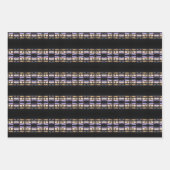 水彩の夕焼け  ラッピングペーパーシート (正面)