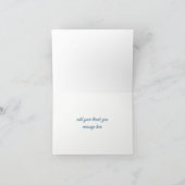 水彩の多肉植物の感謝カード サンキューカード (内部)