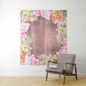 水彩の多肉植物の背景 タペストリー (インサイチュ)